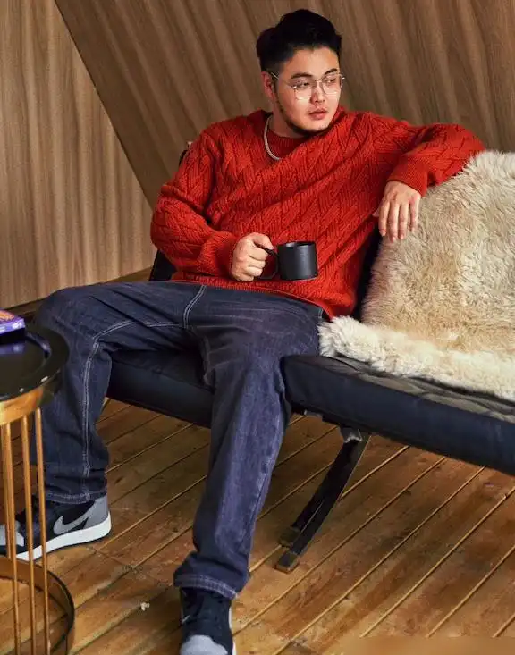 胖男生穿衣搭配技巧：穿搭与身材无关，胖男人街拍示范有型造型  第4张