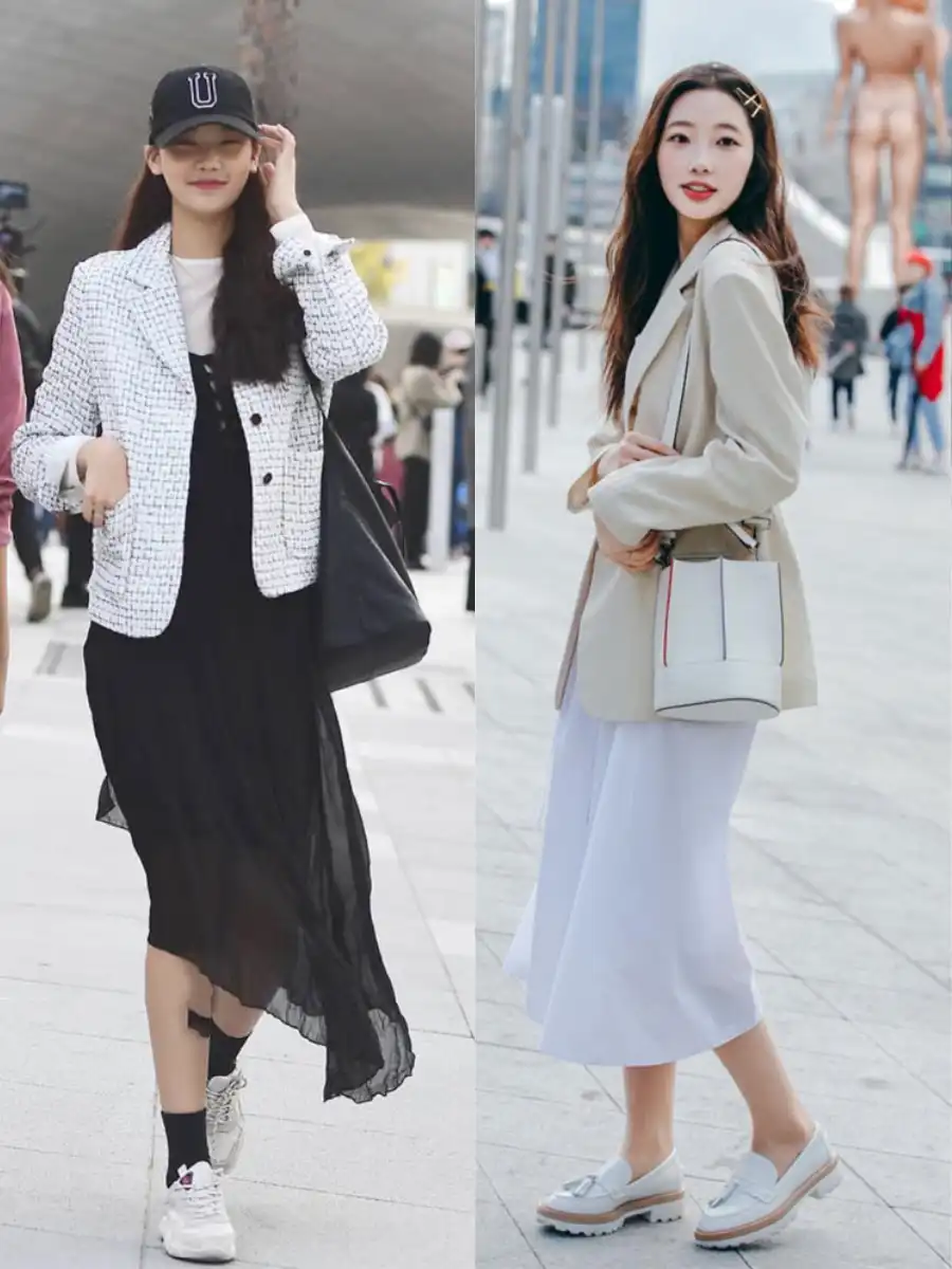 韩版女装穿搭指南：为什么你穿裙子总普通？跟韩国女生学这些搭配技巧  第5张