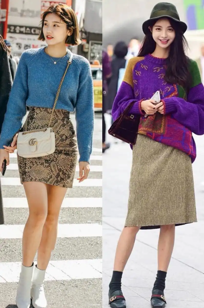 韩版女装穿搭指南：为什么你穿裙子总普通？跟韩国女生学这些搭配技巧  第9张